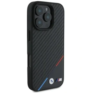 Kup Etui BMW BMHMP16X23PUDTK Apple iPhone 16 Pro Max hardcase M Carbon Tricolor Line MagSafe černý/black - BMW783 - {ean13} - Sklep Home Screen