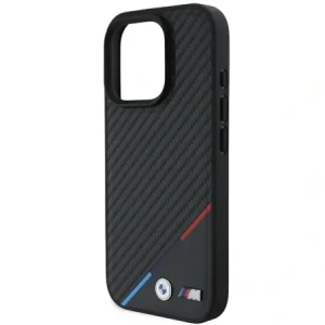 Kup Etui BMW BMHMP16X23PUDTK Apple iPhone 16 Pro Max hardcase M Carbon Tricolor Line MagSafe czarny/black - BMW783 - {ean13} - Sklep Home Screen