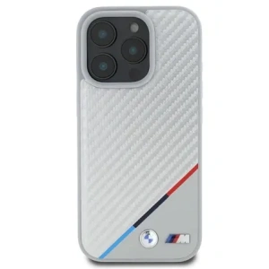 Kup Etui BMW BMHMP16X23PUDTS Apple iPhone 16 Pro Max hardcase M Carbon Tricolor Line MagSafe šedá/grey - BMW784 - {ean13} - Sklep Home Screen