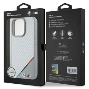 Kup Etui BMW BMHMP16X23PUDTS Apple iPhone 16 Pro Max hardcase M Carbon Tricolor Line MagSafe šedá/grey - BMW784 - {ean13} - Sklep Home Screen