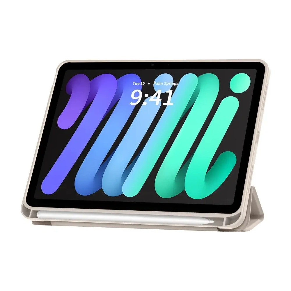 Etui Tech-Protect SmartCase Pen Apple iPad Mini 8.3 6 / 7 2021 / 2024 Starlight
