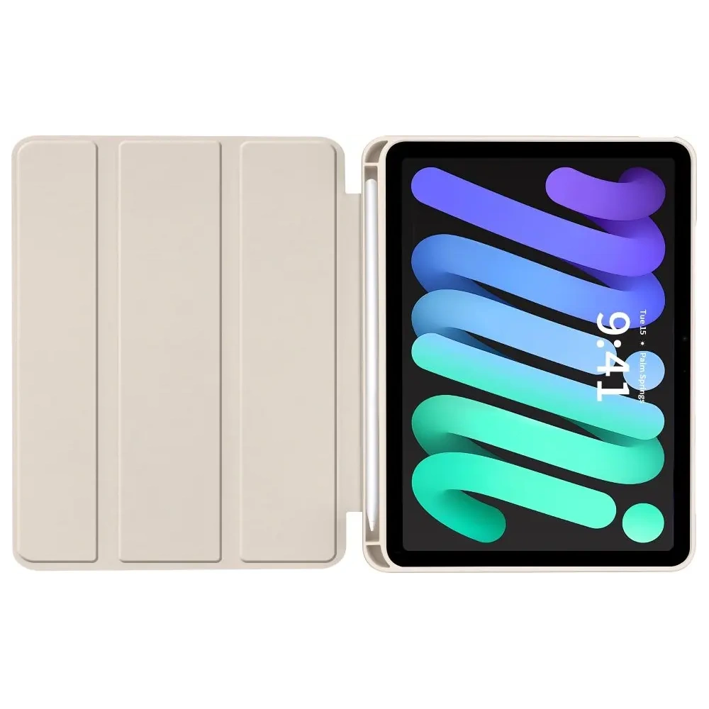 Etui Tech-Protect SmartCase Pen Apple iPad Mini 8.3 6 / 7 2021 / 2024 Starlight
