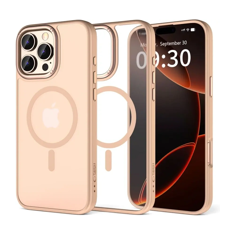 Etui Tech-Protect MagEdge MagSafe Apple iPhone 16 Pro Desert