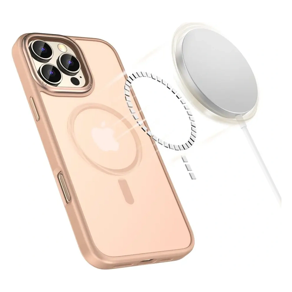 Etui Tech-Protect MagEdge MagSafe Apple iPhone 16 Pro Desert