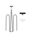 Tech-Protect C7S Rope Crossbody Strap Crayon Grey/silver
