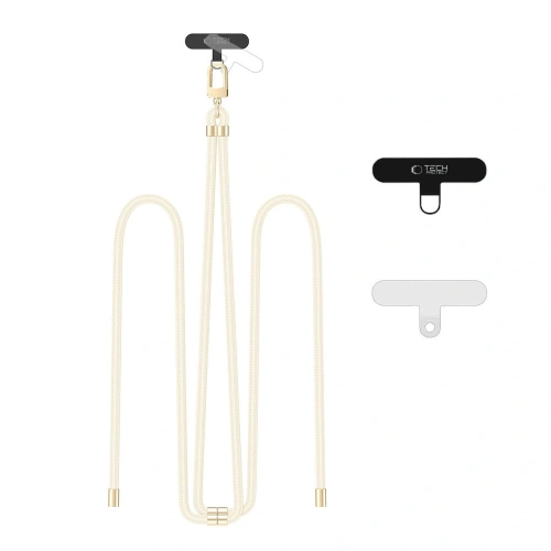 Kup Smycz do telefonu Tech-Protect C7S Rope Crossbody Strap Beige/gold - THP4188 - {ean13} - Sklep Home Screen