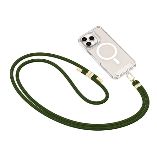 Buy Tech-Protect C7S Rope Crossbody Strap Hunter Green/gold - THP4192 - {ean13} - Home Screen Store Europe