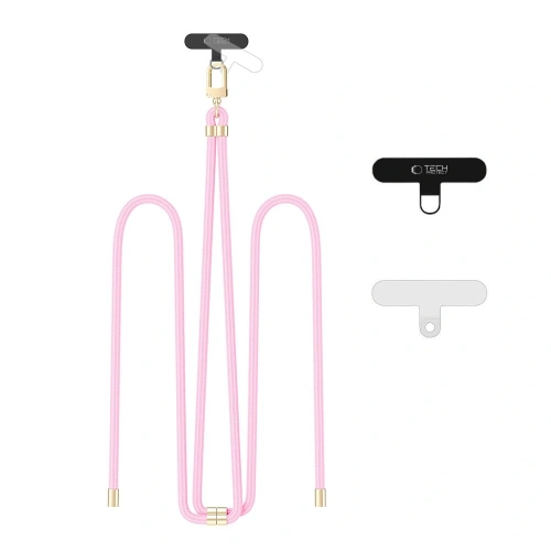 Buy Tech-Protect C7S Rope Crossbody Strap Baby Pink/gold - THP4194 - {ean13} - Home Screen Store Europe