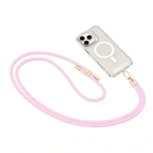 Kup Smycz do telefonu Tech-Protect C7S Rope Crossbody Strap Baby Pink/gold - THP4194 - {ean13} - Sklep Home Screen