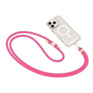Kup Smycz do telefonu Tech-Protect C7S Rope Crossbody Strap Hot Pink/gold - THP4195 - {ean13} - Sklep Home Screen