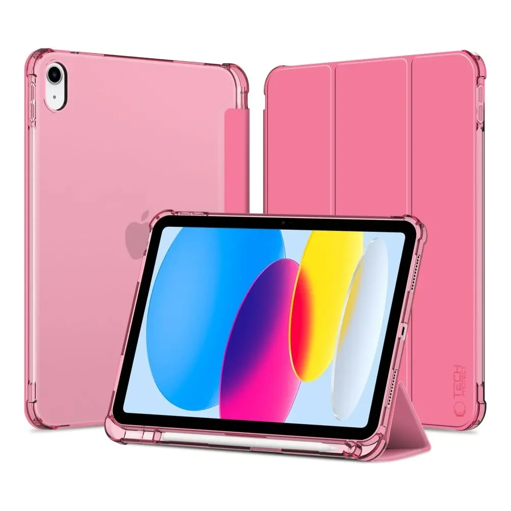 Etui Tech-Protect SmartCase Pen Hybrid Apple iPad 10.9 2022 (10. generacji) Crystal Magenta
