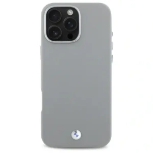 Kup BMW BMHMP16X23PUFWG Apple iPhone 16 Pro Max kemény tok Sign Full Wrapped Metal MagSafe szürke - BMW785 - {ean13} - Sklep Home Screen