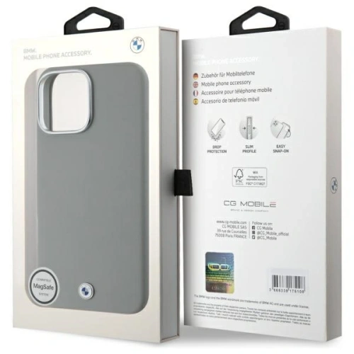 Kup Etui BMW BMHMP16X23PUFWG Apple iPhone 16 Pro Max hardcase Sign Full Wrapped Metal MagSafe šedý/grey - BMW785 - {ean13} - Sklep Home Screen