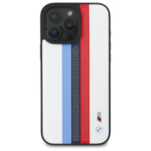 Kup Etui BMW BMHMP16X23PUPTH Apple iPhone 16 Pro Max hardcase M Perf. Tricolor Printed Stripes MagSafe biały/white - BMW786 - {ean13} - Sklep Home Screen