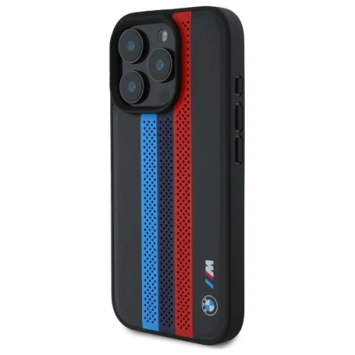 Kup BMW BMHMP16X23PUPTK Apple iPhone 16 Pro Max hardcase M Perf. Tricolor Printed Stripes MagSafe fekete - BMW787 - {ean13} - Sklep Home Screen
