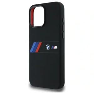 Kup Etui BMW BMHMP16X23SAXK Apple iPhone 16 Pro Max hardcase Silicone Middle Stripe MagSafe czarny/black - BMW788 - {ean13} - Sklep Home Screen