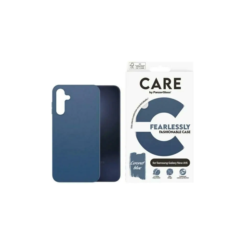 Etui CARE by PanzerGlass Fashion Case Samsung Galaxy A16 4G / A16 5G niebieski/blue