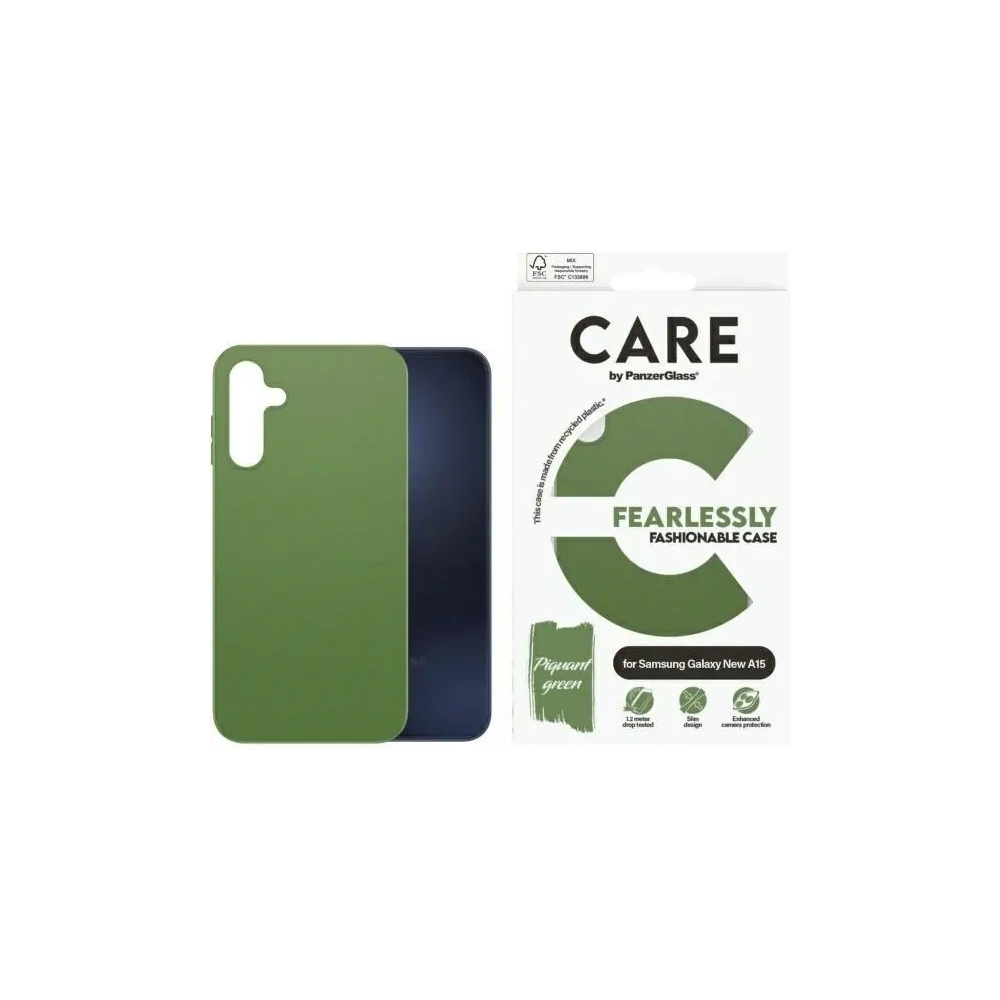Etui CARE by PanzerGlass Fashion Case Samsung Galaxy A16 4G / A16 5G zielony/green