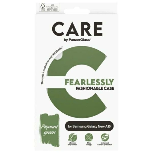Kup CARE von PanzerGlass Fashion Case Samsung Galaxy A16 4G / A16 5G grün - PZG732 - {ean13} - Sklep Home Screen