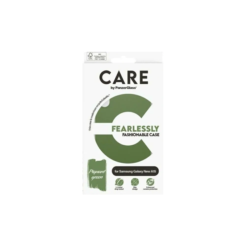 Etui CARE by PanzerGlass Fashion Case Samsung Galaxy A16 4G / A16 5G zielony/green