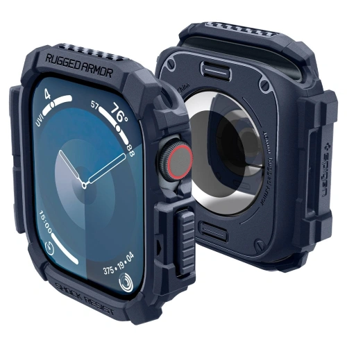 Kup Etui Spigen Rugged Armor Apple Watch 10 46mm Navy Blue - SPN16568 - {ean13} - Sklep Home Screen