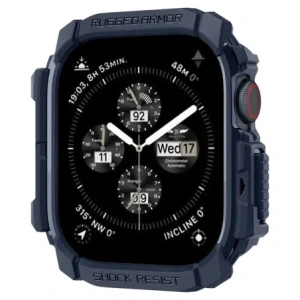 Kup Etui Spigen Rugged Armor Apple Watch 10 46mm Navy Blue - SPN16568 - {ean13} - Sklep Home Screen