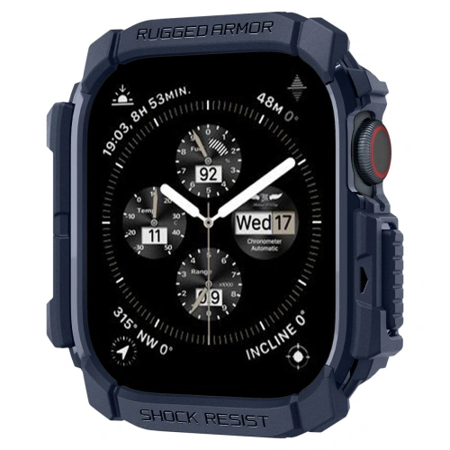 Kup Etui Spigen Rugged Armor Apple Watch 10 46mm Navy Blue - SPN16568 - {ean13} - Sklep Home Screen