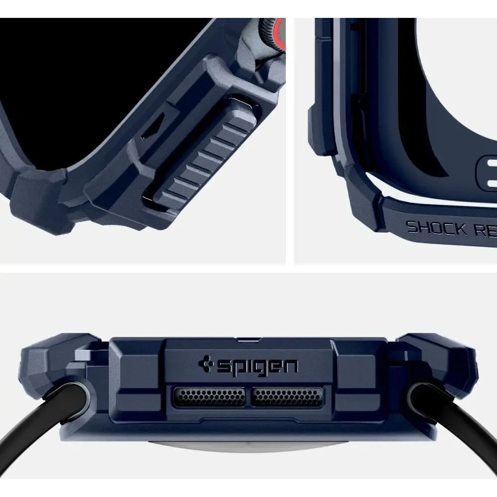 Etui Spigen Rugged Armor Apple Watch 10 / 11 46mm Navy Blue