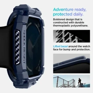 Kup Spigen Rugged Armor Apple Watch 10 46mm Marineblau - SPN16568 - {ean13} - Sklep Home Screen
