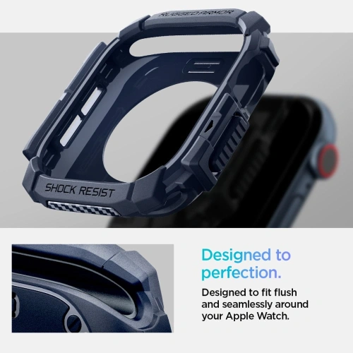 Kup Etui Spigen Rugged Armor Apple Watch 10 46mm Navy Blue - SPN16568 - {ean13} - Sklep Home Screen
