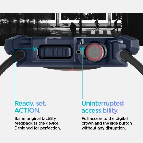 Kup Spigen Rugged Armor Apple Watch 10 46mm Marineblau - SPN16568 - {ean13} - Sklep Home Screen
