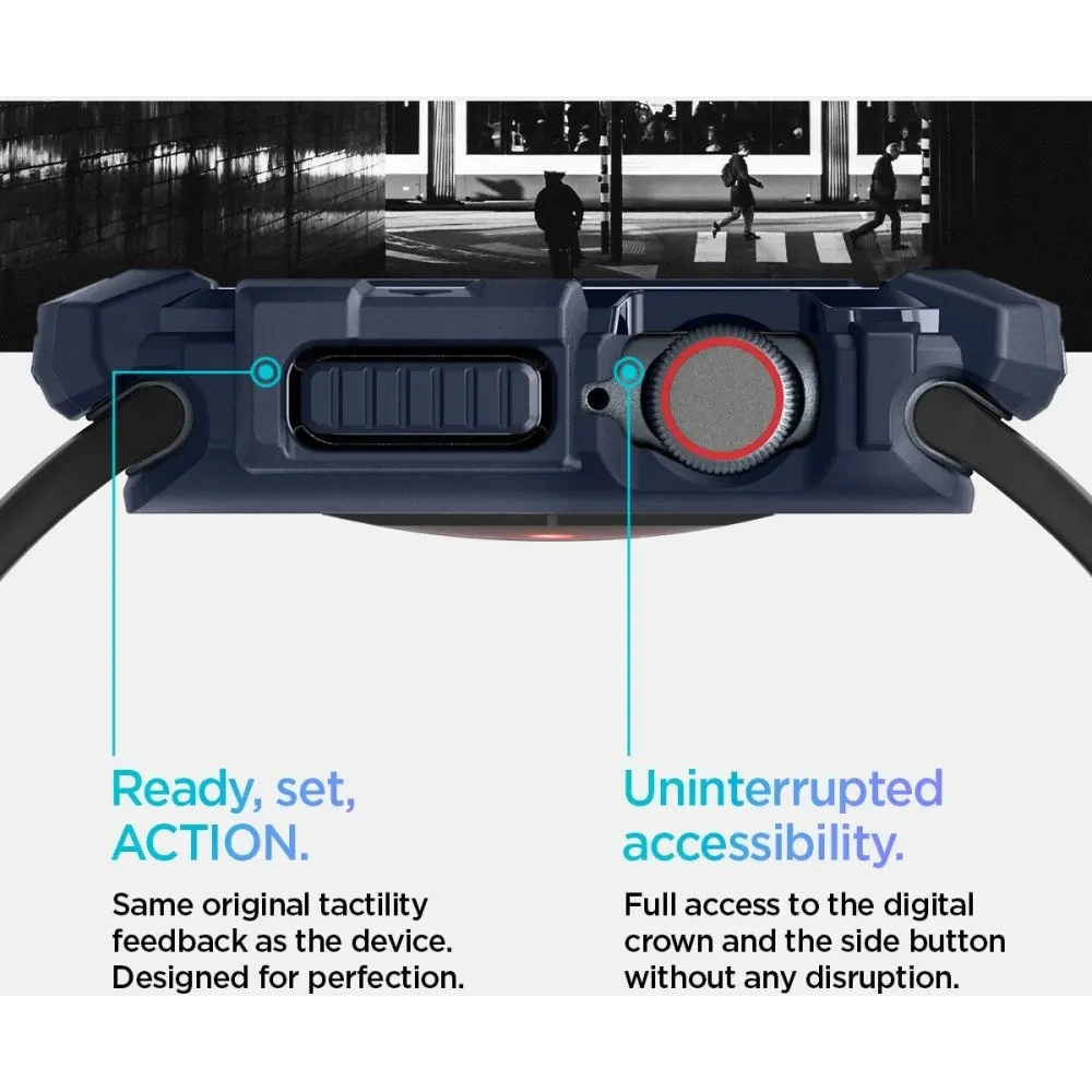 Etui Spigen Rugged Armor Apple Watch 10 / 11 46mm Navy Blue