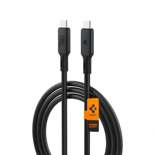 Kup Spigen ArcWire PB2203 USB-C / USB-C Kábel PD 240W 120cm Fekete - SPN16569 - {ean13} - Sklep Home Screen