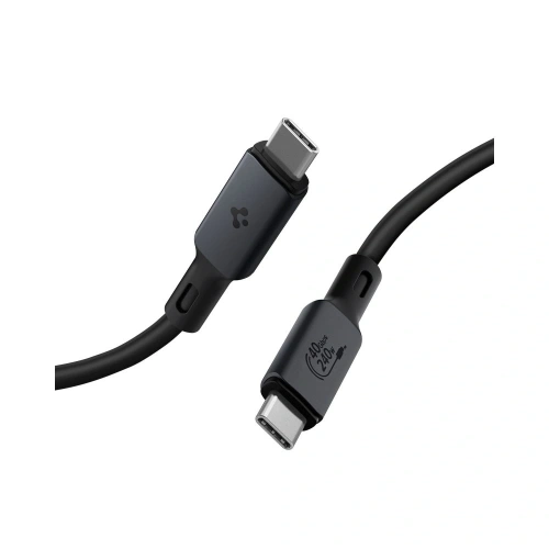 Kup Spigen ArcWire PB2203 USB-C / USB-C Kábel PD 240W 120cm Fekete - SPN16569 - {ean13} - Sklep Home Screen