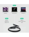 Kup Spigen ArcWire PB2203 USB-C / USB-C Kábel PD 240W 120cm Fekete - SPN16569 - {ean13} - Sklep Home Screen