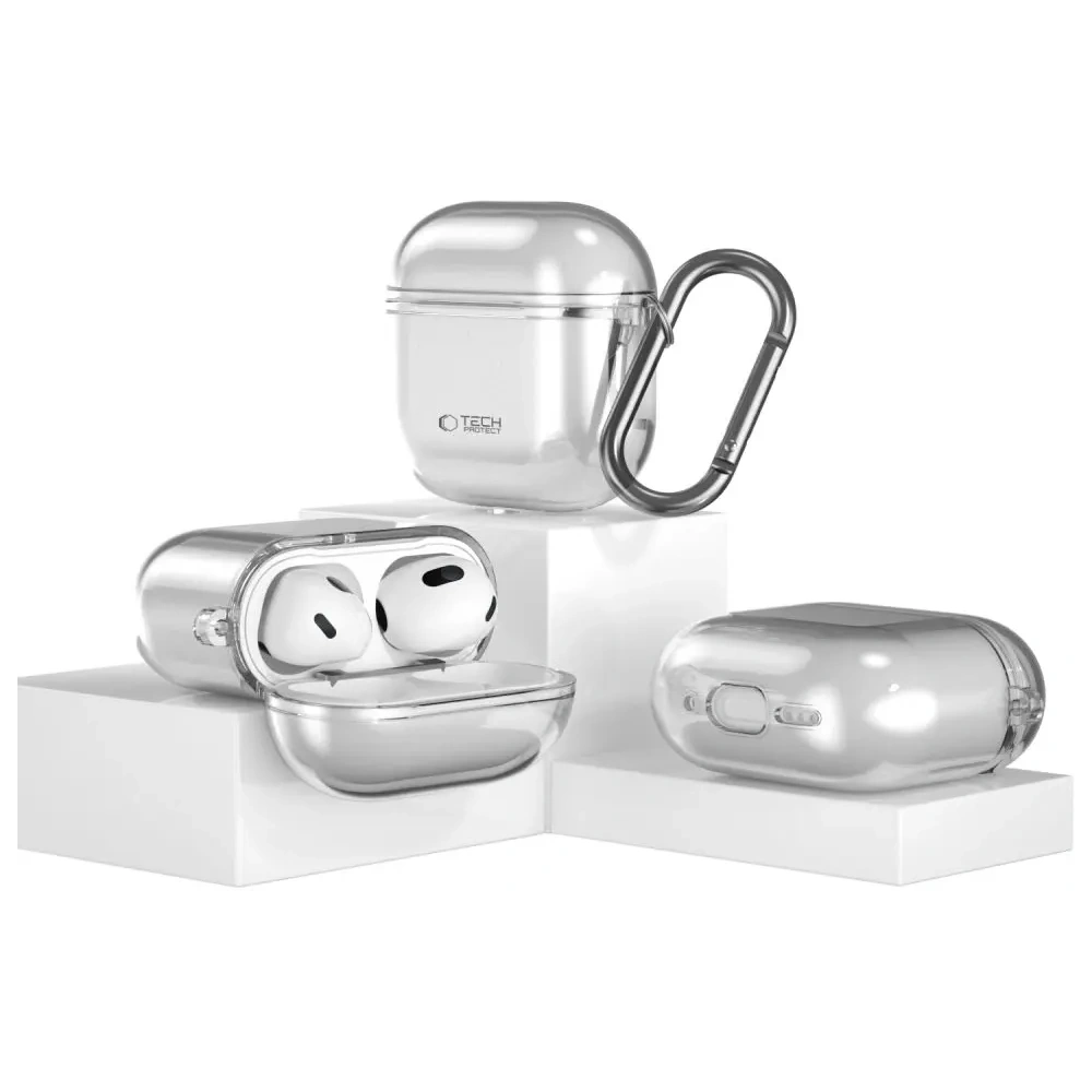 Etui Tech-Protect Flexair Apple AirPods 4 Ash Grey