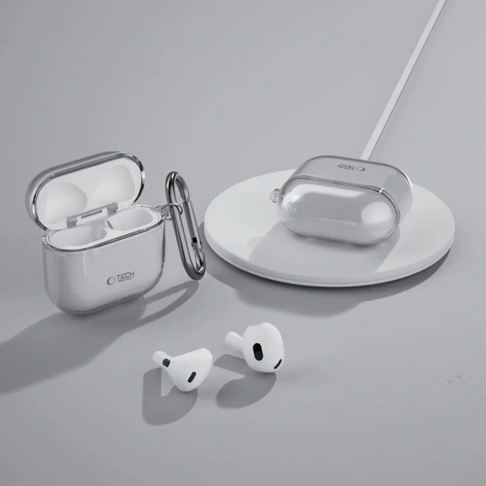 Etui Tech-Protect Flexair Apple AirPods 4 Ash Grey