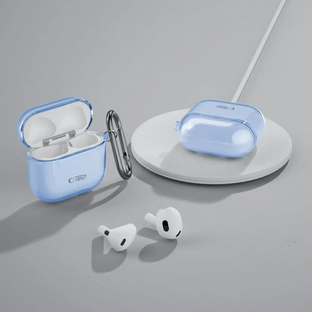 Etui Tech-Protect Flexair Apple AirPods 4 Baby Blue
