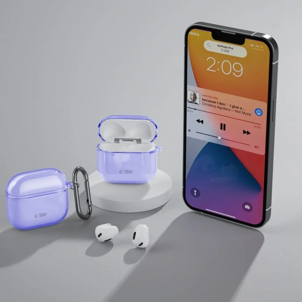 Etui Tech-Protect Flexair Apple AirPods 4 Violet