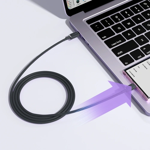Kup Kabel Joyroom Multi-Color Series A14 USB-C / USB-C 60W 1.2 m czarny - JYR1097 - {ean13} - Sklep Home Screen
