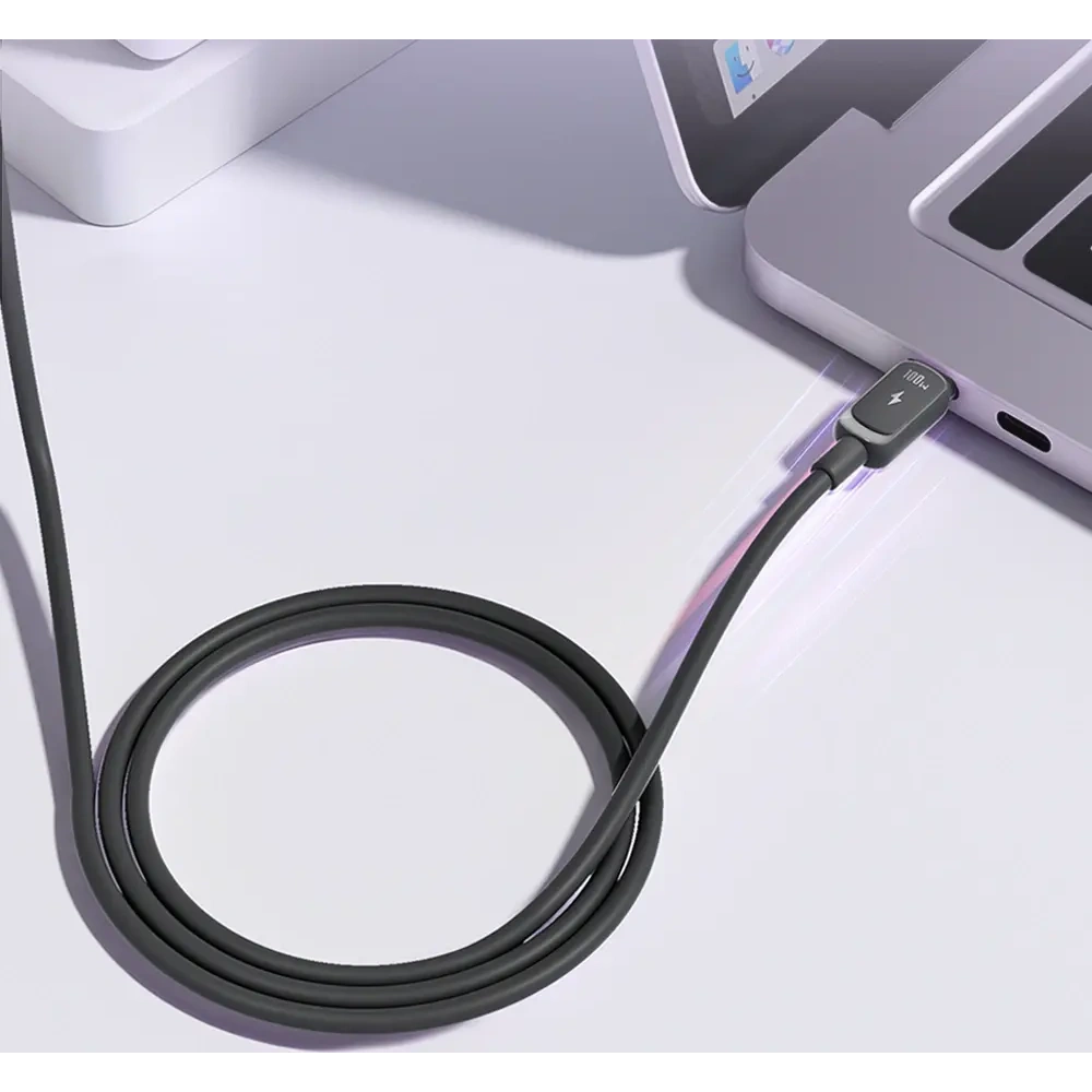 Kabel Joyroom Multi-Color Series A14 USB-C / USB-C 60W 1.2 m czarny