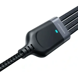 Buy Joyroom Multi-Use Series S-A18 cable USB-A / 2xUSB-C, Lightning, microUSB 1.2m black - JYR1098 - {ean13} - Home Screen Store Europe