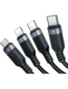 Kup Joyroom Multi-Use Series S-A18 kábel USB-A / 2xUSB-C, Lightning, microUSB 1.2m fekete - JYR1098 - {ean13} - Sklep Home Screen