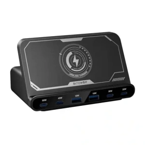 Kup Blitzwolf töltőállomás BW-S27 160W, 2xUSB-A, 4xUSB-C, 15W (fekete) - BLZ631 - {ean13} - Sklep Home Screen