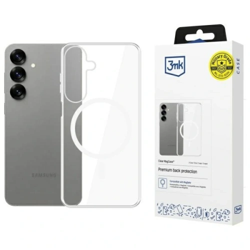 Kup Etui 3MK MagCase Samsung Galaxy S25 MagSafe průhledný/clear - 3MK15816 - {ean13} - Sklep Home Screen