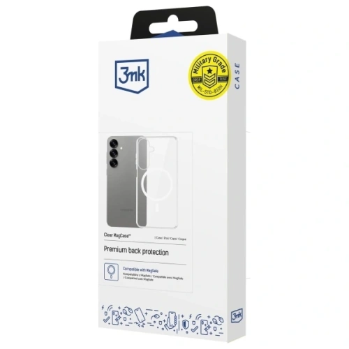 Kup Etui 3MK MagCase Samsung Galaxy S25 MagSafe průhledný/clear - 3MK15816 - {ean13} - Sklep Home Screen