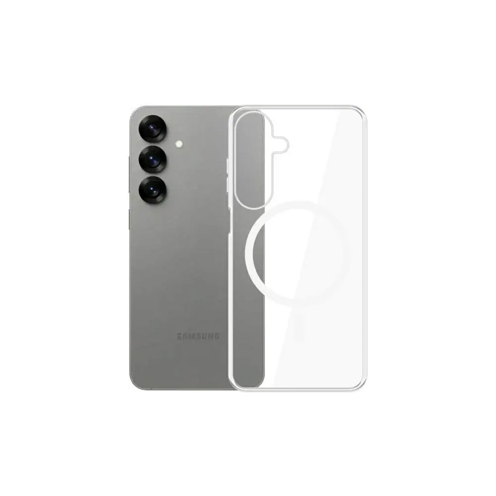 Etui 3MK MagCase Samsung Galaxy S25 MagSafe przezroczysty/clear