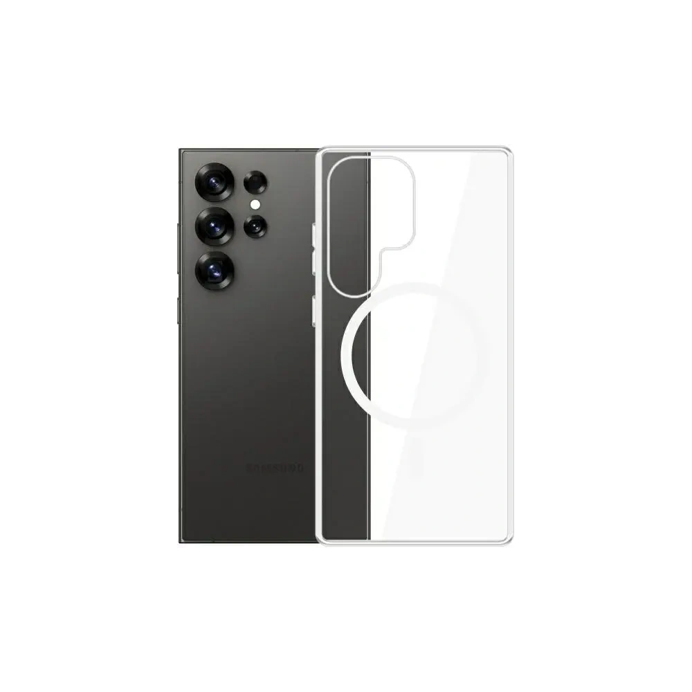 Etui 3MK MagCase Samsung Galaxy S25 Ultra MagSafe przezroczysty/clear