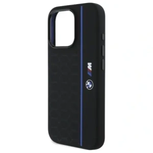 Kup Etui BMW BMHMP16X23SHEB Apple iPhone 16 Pro Max hardcase Silicone Hexagon Blue Line MagSafe černý/black - BMW790 - {ean13} - Sklep Home Screen