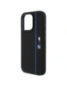 Kup BMW BMHMP16X23SHEB Apple iPhone 16 Pro Max husă din silicon Hexagon Blue Line MagSafe neagră - BMW790 - {ean13} - Sklep Home Screen